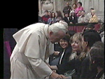 Adir meeting the Pope at the Vattican 